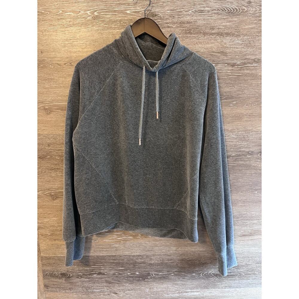 Sweaty Betty Teddy Sweatshirt S Grey High Neck Excellent